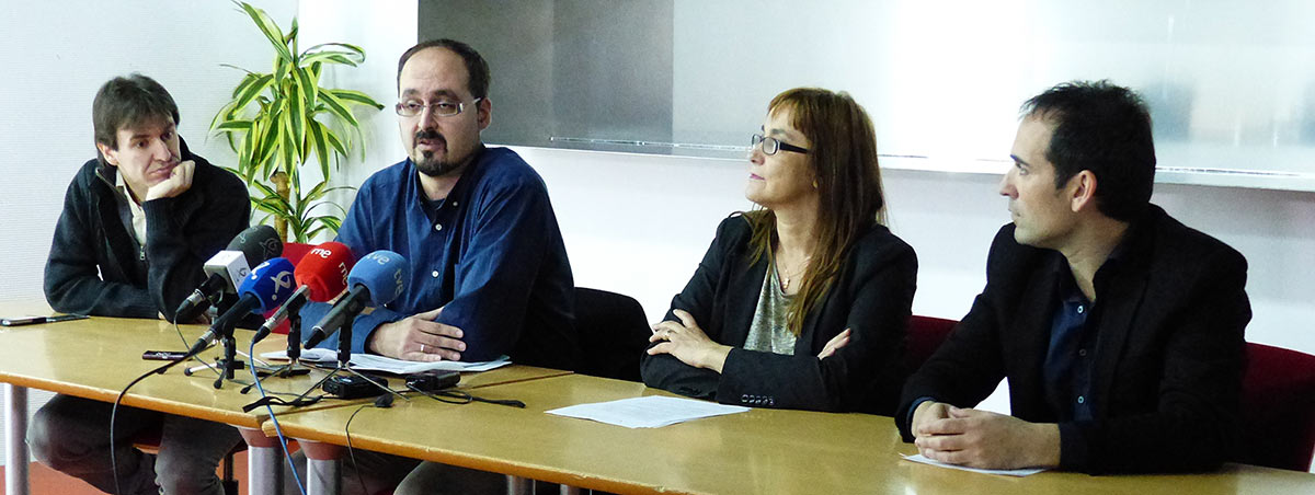 Víctor Monjo, subdirector de Tratamiento del Centro Penitenciario de Badajoz habla en rueda de prensa
