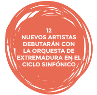 12 nuevos artistas debutarán con la Orquesta de Extremadura en el ciclo sinfónico