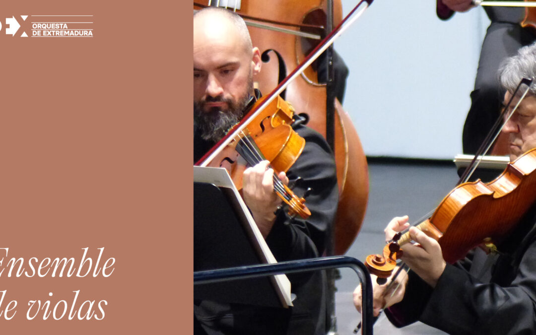 Concierto de música de cámara de la sección de violas de la Orquesta de Extremadura